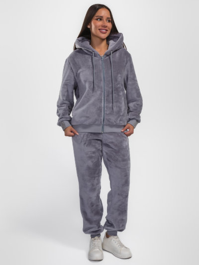 Костюм женский Felpato Плюшевый, серый